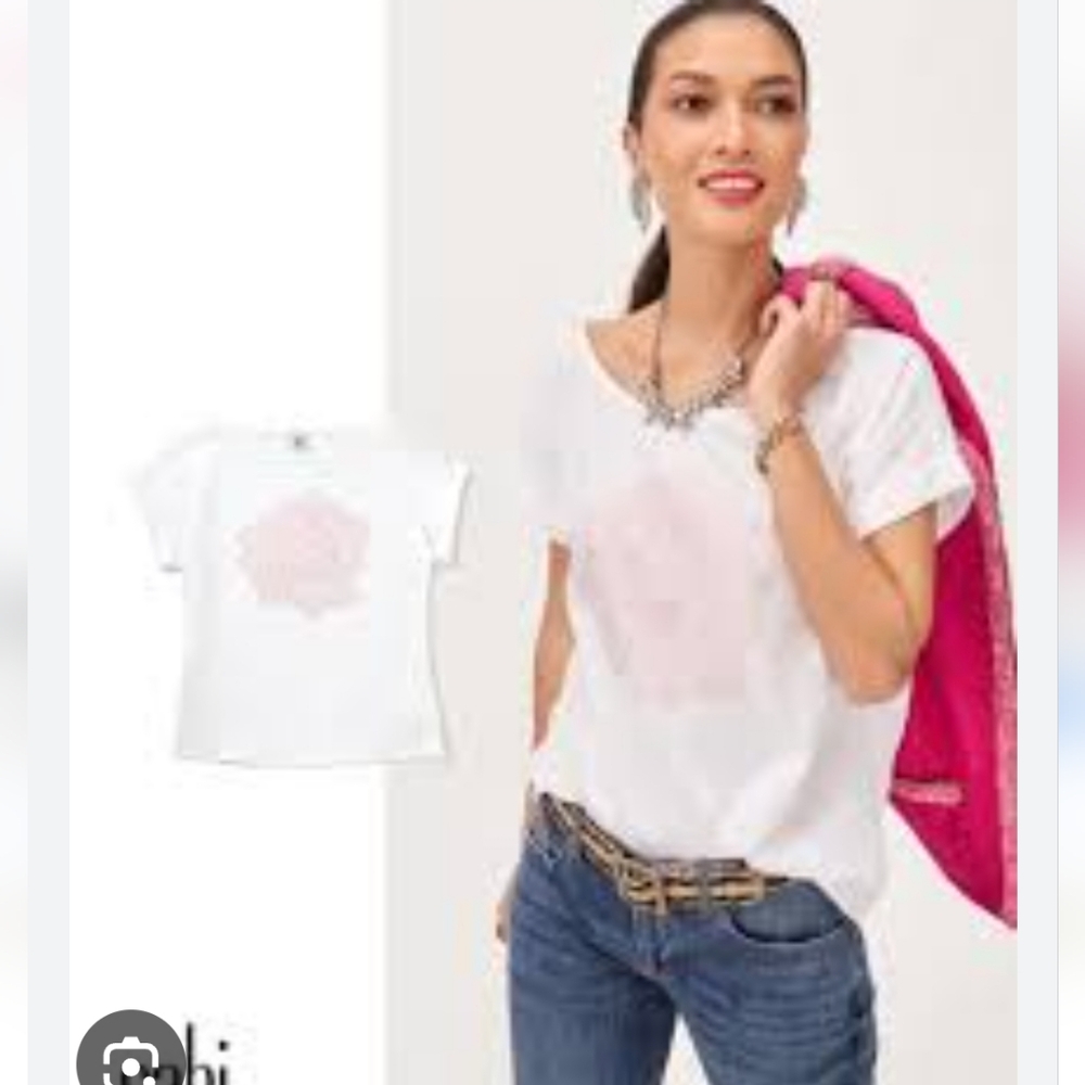 NWOT CAbi Wallflower Tee - XL